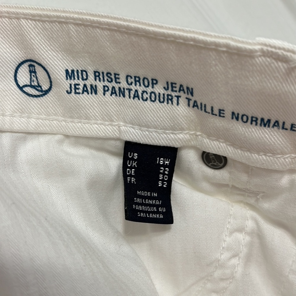 Lands End Mid Rise Crop Jean - Picture 5 of 5